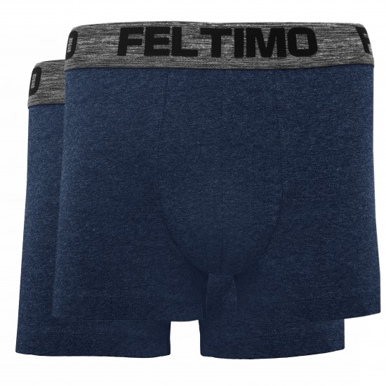 Боксеры FELTIMO темно-синий меланж, пара